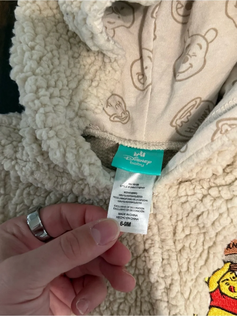 Baby boy Winnie the Pooh one piece outfit